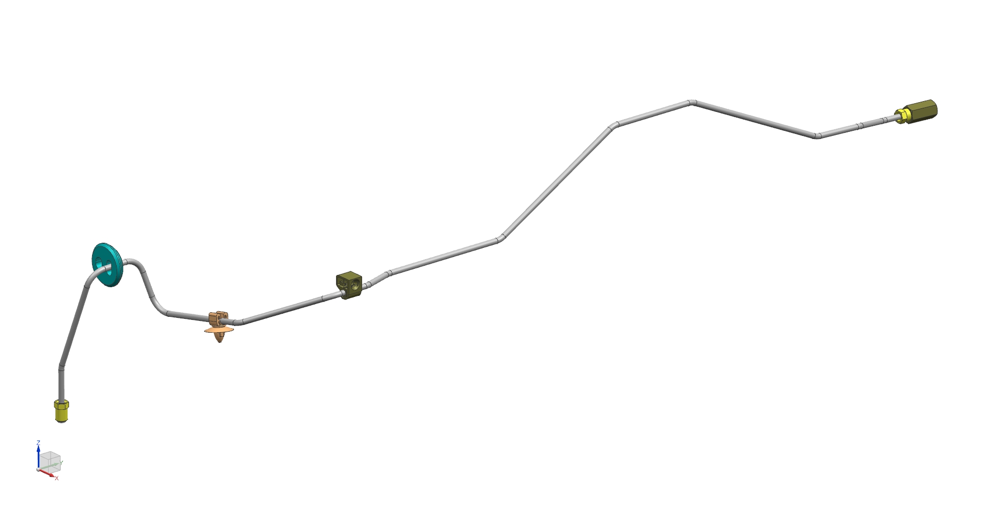 右前轮制动管（4.76PVF）